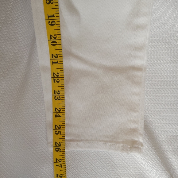 NWT TALBOTS SLIM WHITE ANKLE JEANS SIZE 2P - Picture 12 of 13